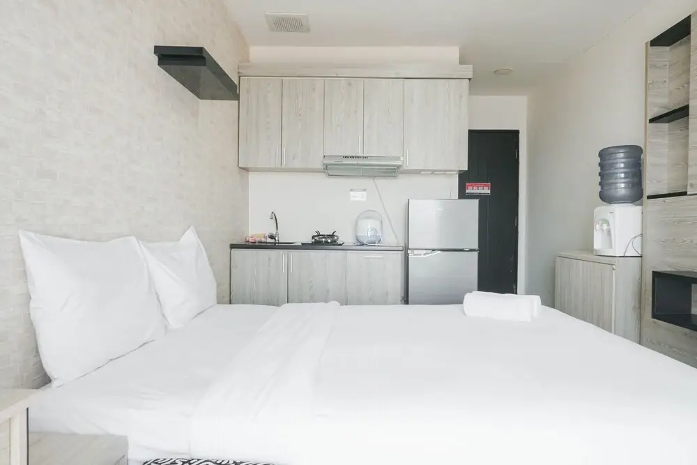 Homey And Relax Studio Apartment At Cervino Village Residence