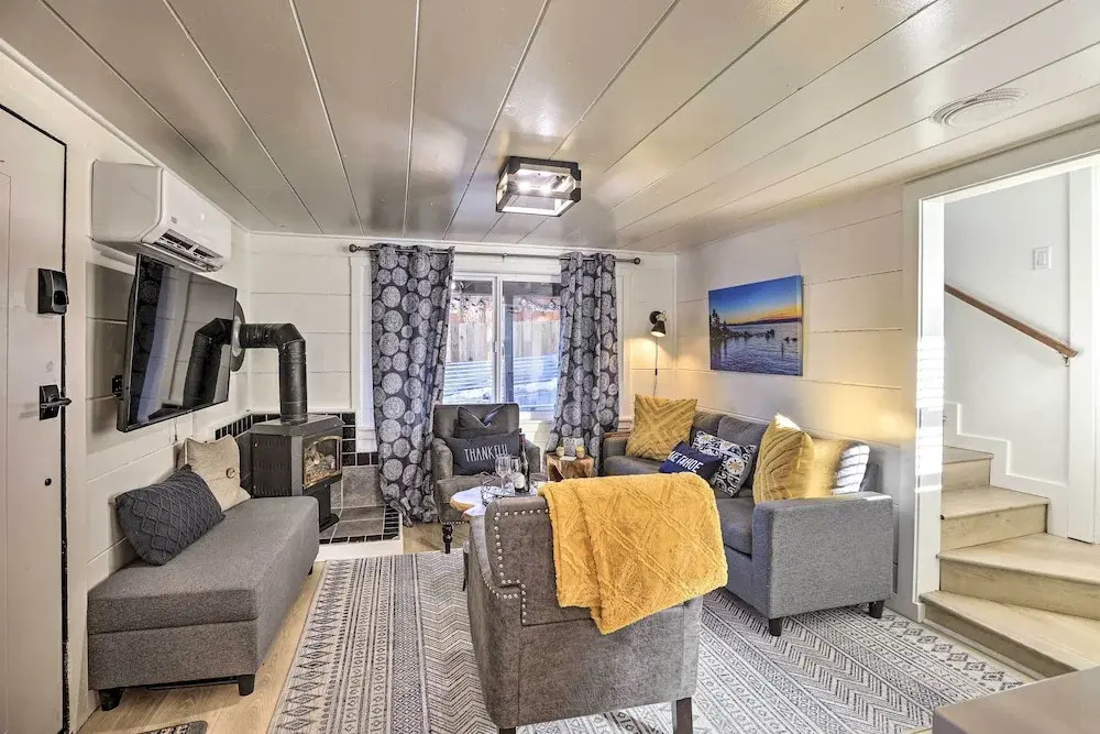 Walk to Lake Tahoe: Cozy Zephyr Cove Cabin!