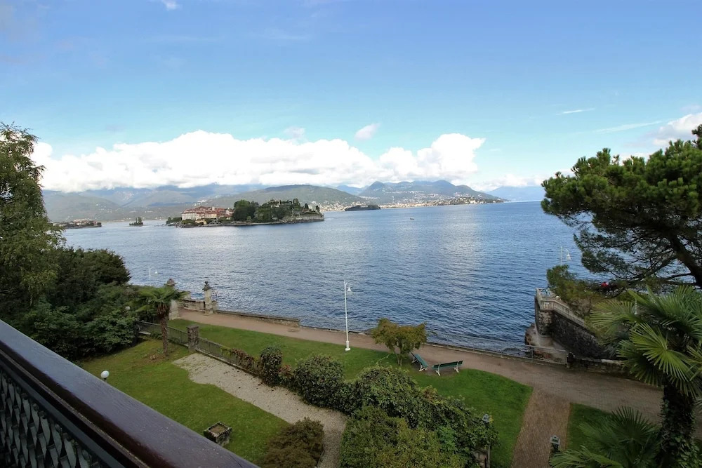 On the Lake Side With a Magnificent View of the Borromean Islands