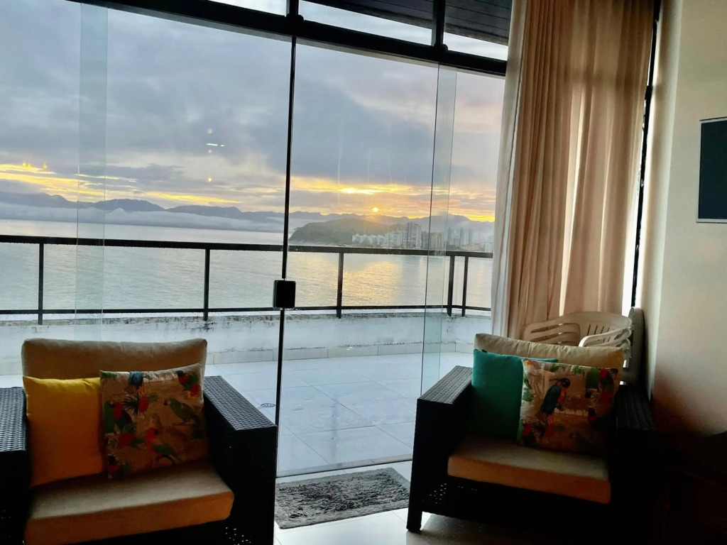 Linda Cobertura Duplex, Pé Na Areia,Vista Linda.