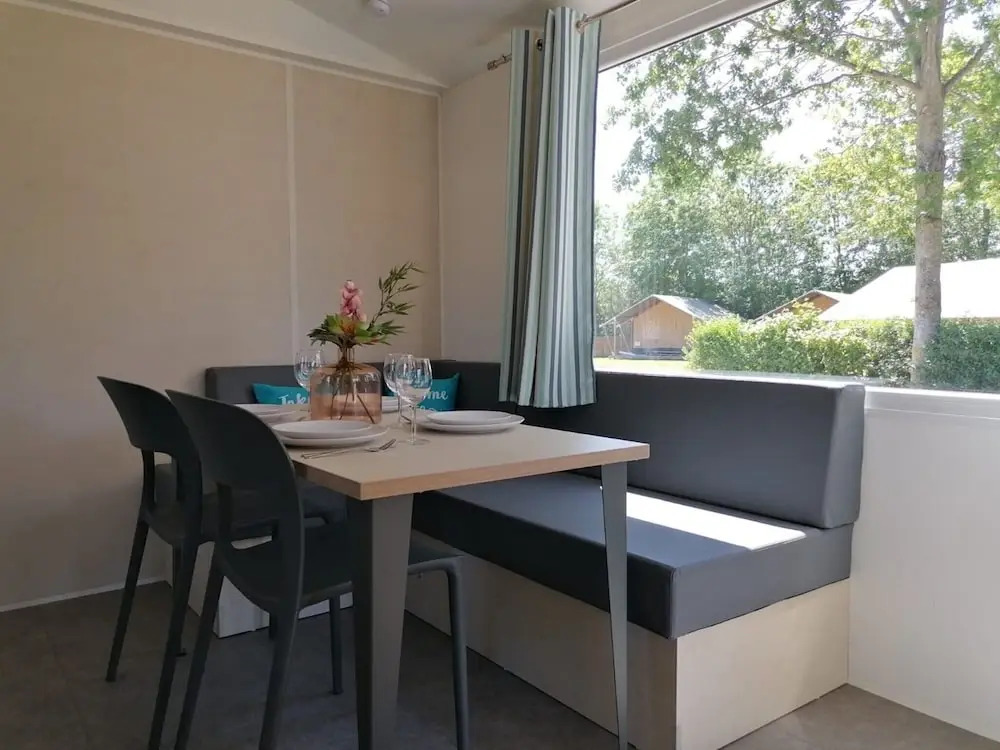 Comfortable Chalet With Microwave, on a Holiday Park 1 km. From the Beach