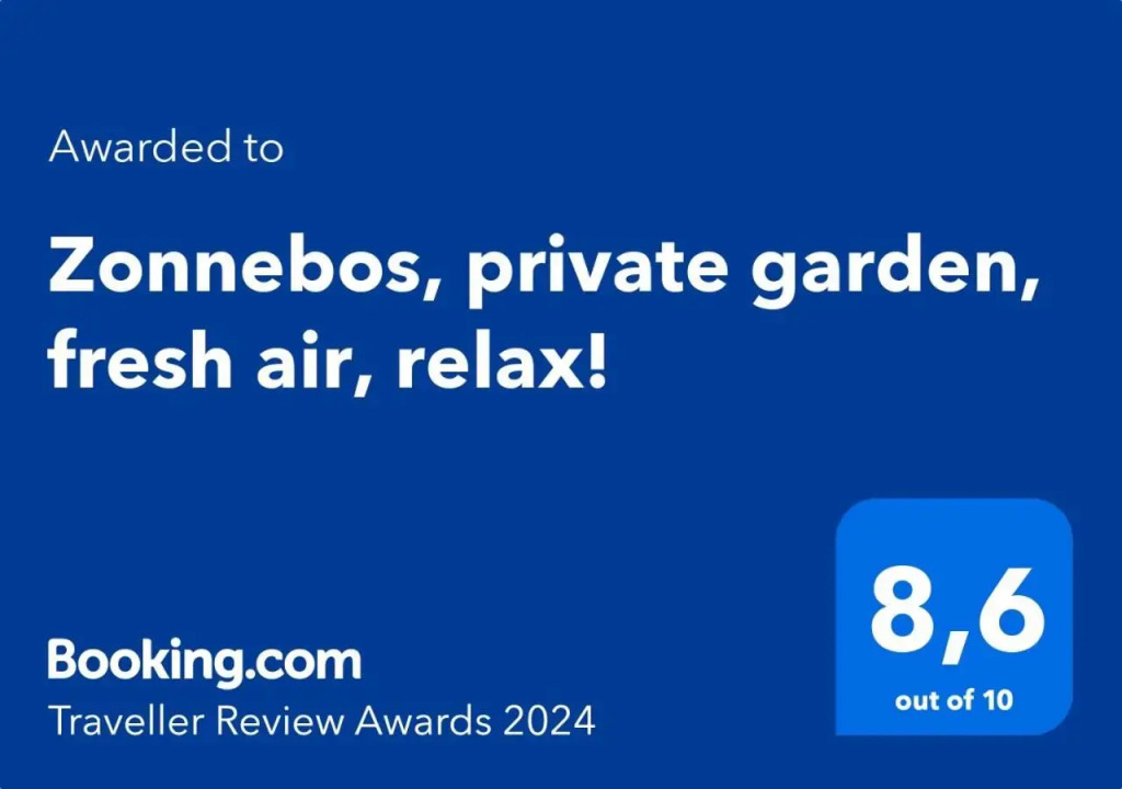 Zonnebos, private garden, fresh air, relax