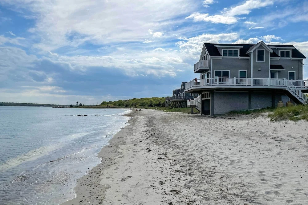 Romantic Retreat on the Sand: Cape Cod Beach House
