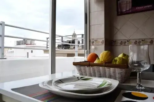 Ático con terraza y vistas