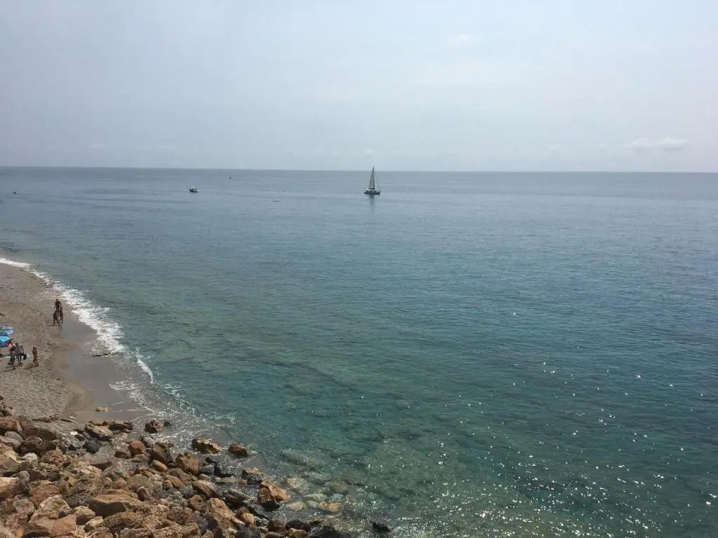 In campagna al mare