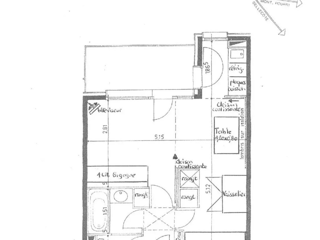 Appartement La Plagne, 1 pièce, 4 personnes - FR-1-353-74