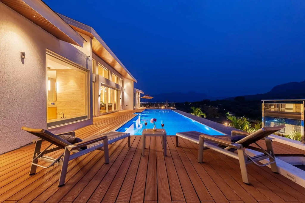 StayVistas Villa 107 at Canary Farms - Pure Veg with Huge Lawn, Pool and Home Theatre