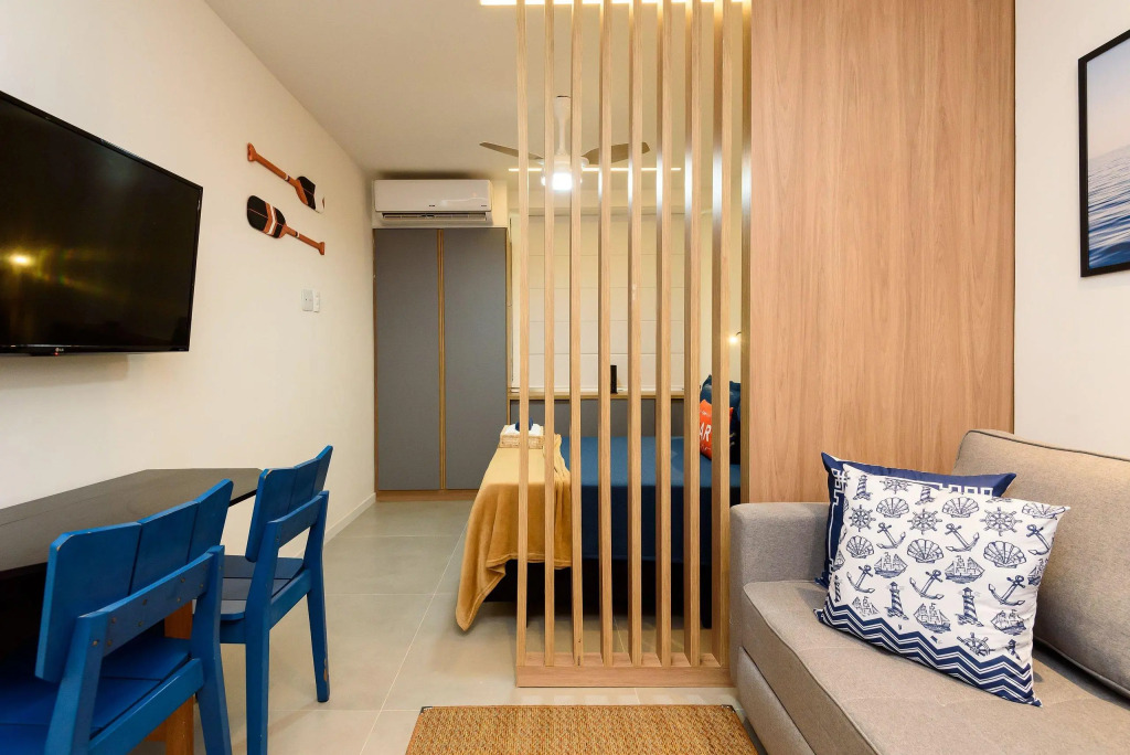 Apartamento Decorado A 550m Da Praia | Sf 228/329