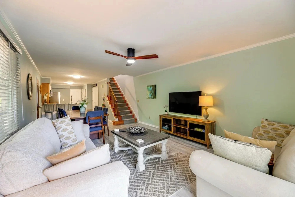 2 Mi to Bethany Beach: Duplex w/ Private Deck