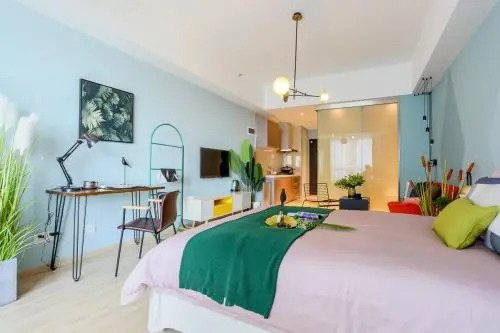 Hefei Binhu New District·Wanda City Subway Station· Locals Apartment 00164200