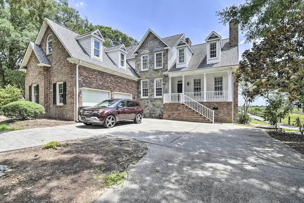 Waterfront Sunset Beach Escape w/ Dock & Golf View