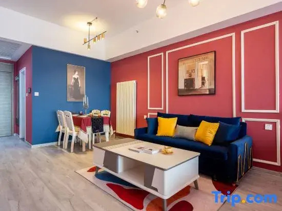 Yunhai Bay Ocean View LOFT Holiday Residence (Jinmao Mall, Qingdao Station)