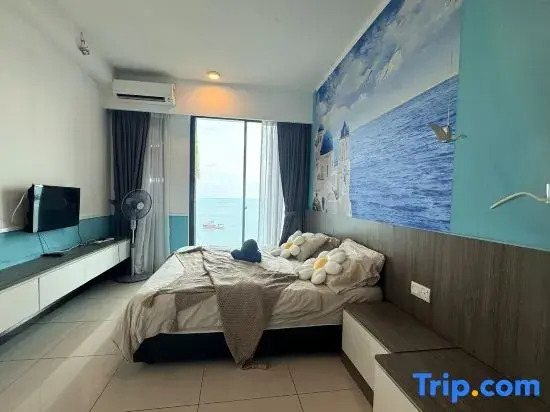 Port Dickson Waterfront-Sea View Duplex Apartment