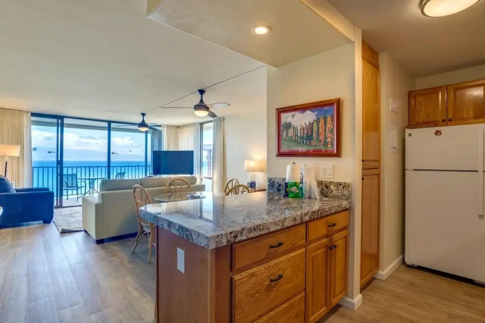 K B M Resorts- Vir-1204 Twelfth Floor Condo With Ocean Front Views on Kahana Bay