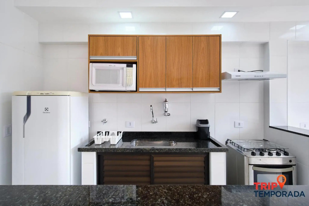 Apartamento com ar condicionado à 100 metros da praia - Edifício Ibiza