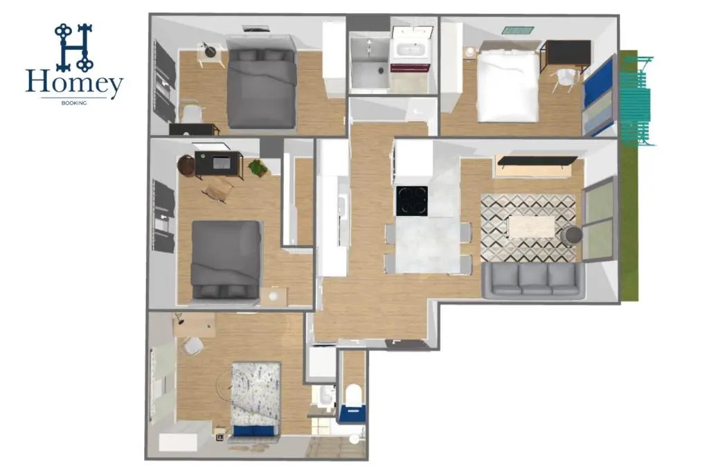 HOMEY LA COLOC DU 40 - Colocation haut de gamme de 4 chambres uniques et privées - Proche transports en commun - Aux portes de Genève