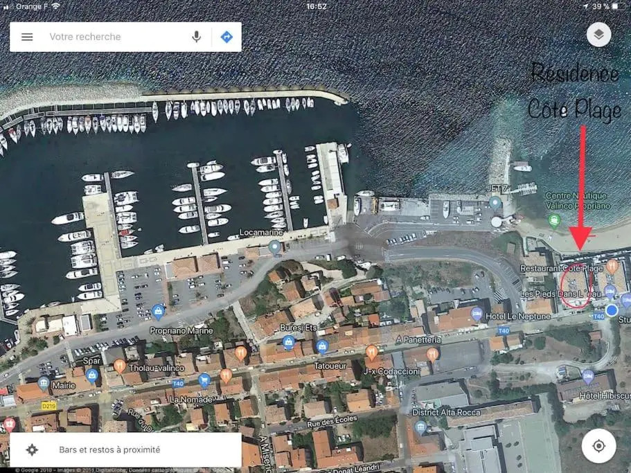 T3 Corse confort plage pieds dans l'eau wifi