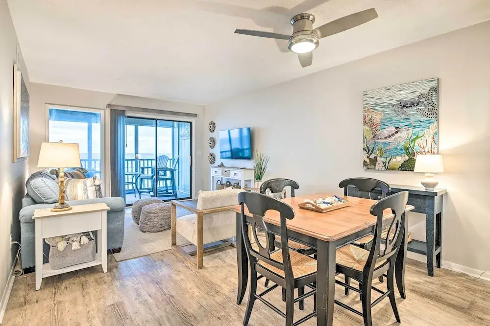 Oceanfront Condo w/ Furnished Deck & Views!