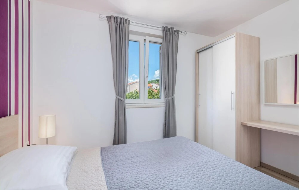 Stunning Apartment in Baska With Outdoor Swimming Pool, Wifi and 2 Bedrooms