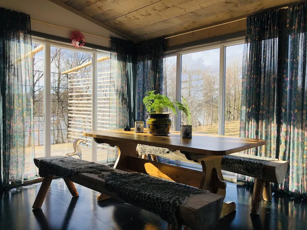 Liljekonvalj Cottage Overlooking the River Sauna