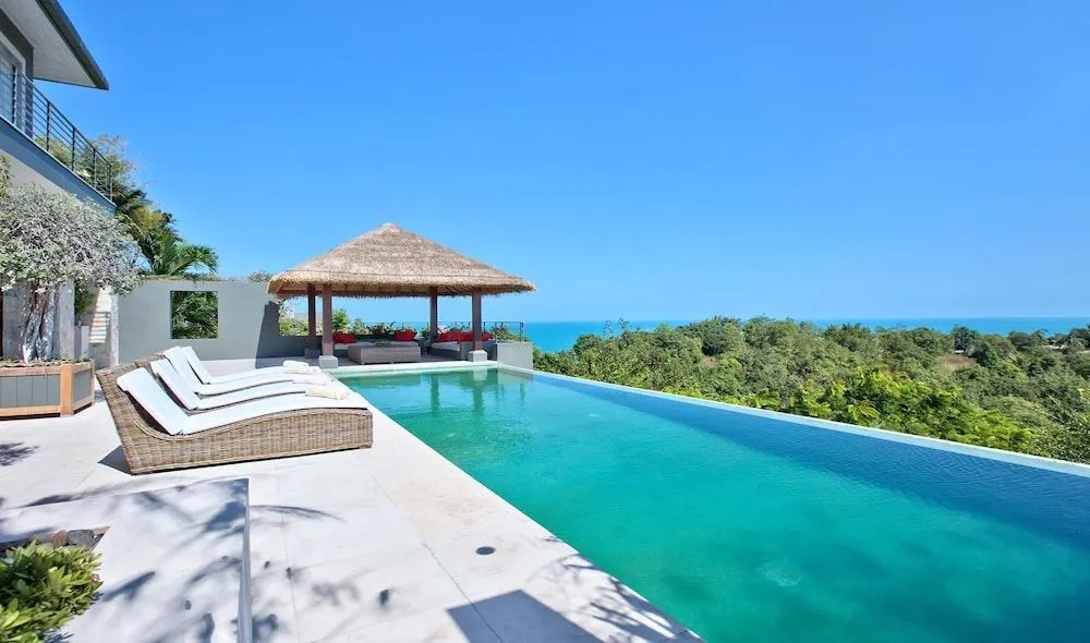 Villa Kohia, stunning sea views, breakfast, serviced daily, private dining service on request, North Chaweng