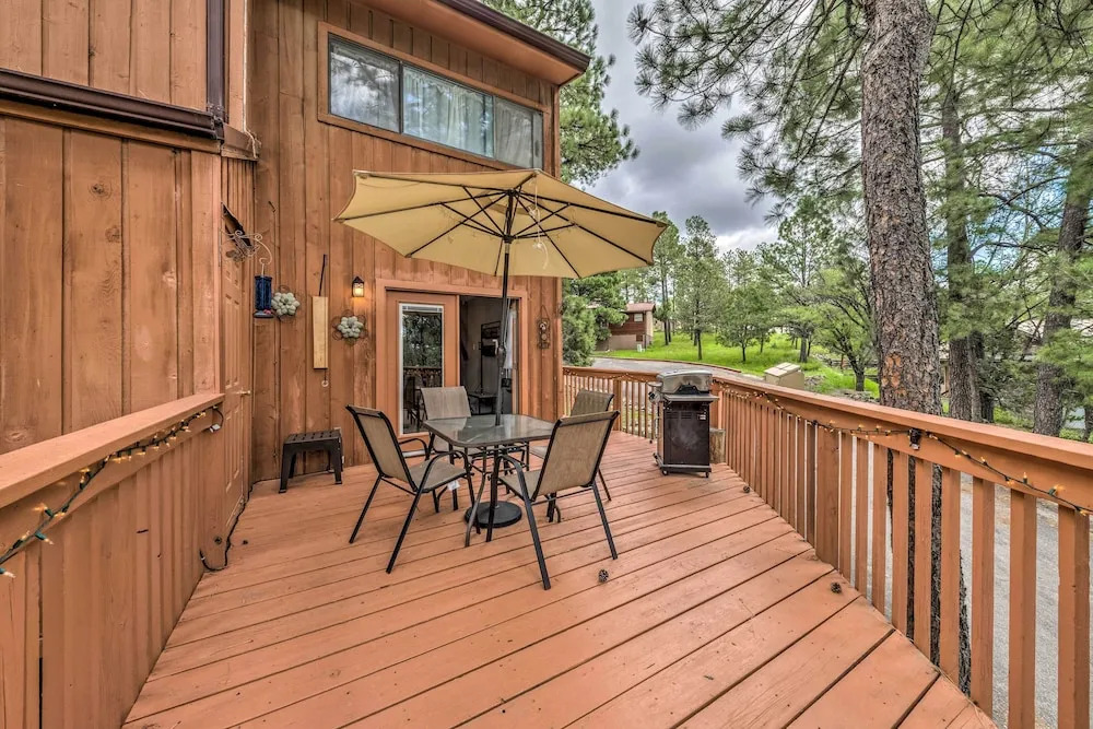 Hike, Golf & Explore: Ruidoso Retreat w/ Deck!