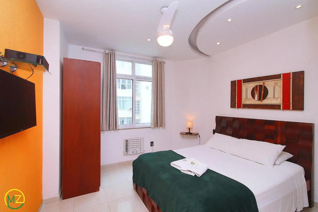 Apartamento moderno de 3 quartos com vista mar para 7 pessoas em Copacabana!