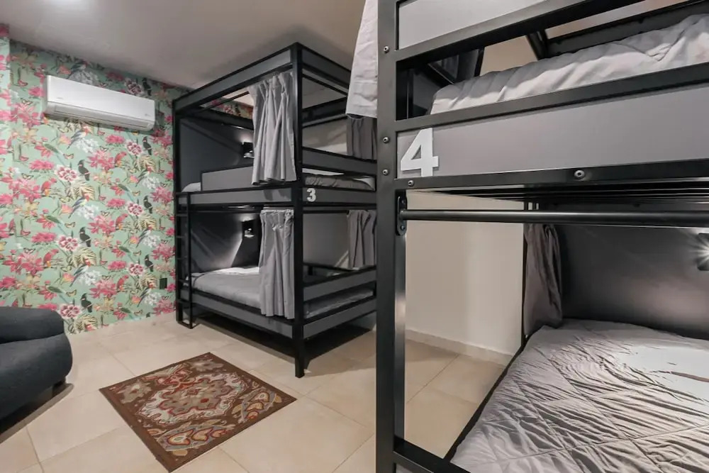 Luxury hostel shared mixed room