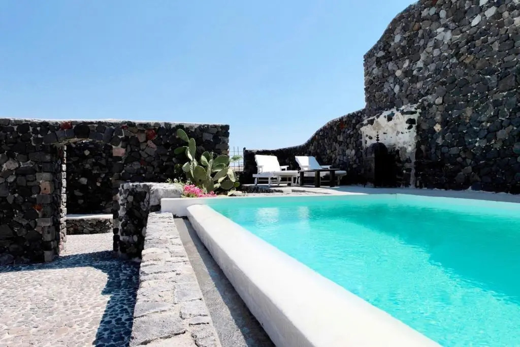 Super Luxury Santorini Villa Mansion Kyani Private Pool
