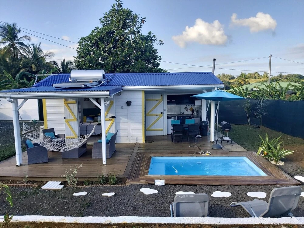 Bungalow With One Bedroom In Sainte Rose With Private Pool Enclosed Garden And Wifi