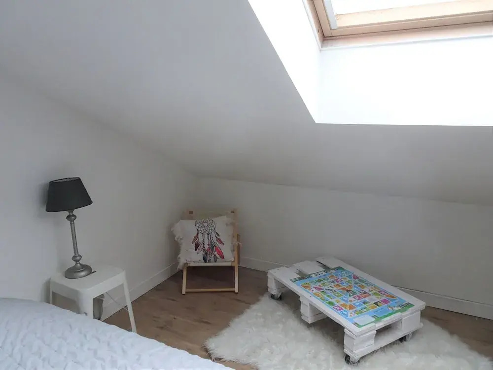 Unusual duplex with garden