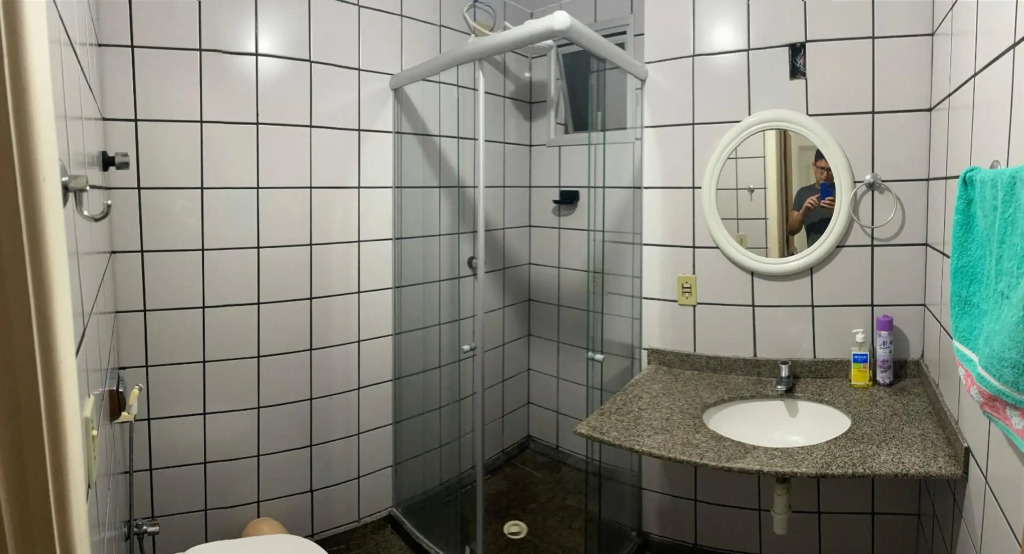 Apartamento Guarapari pé na areia com Wi-Fi e Garagem