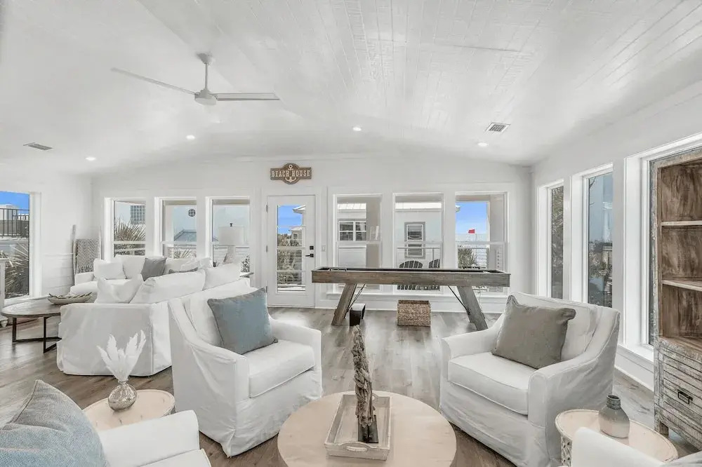 30A Beach Music by Avantstay Pool w/ Gulf Views Golf Cart