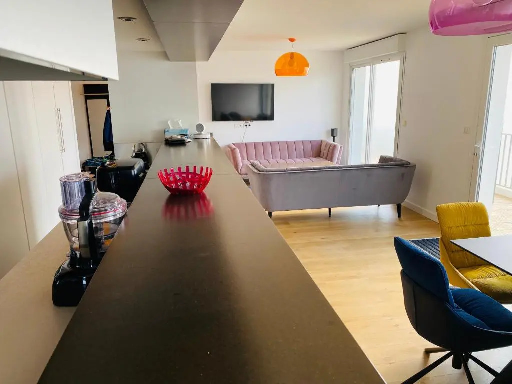 Duplex face mer tout confort sur la plage /tennis