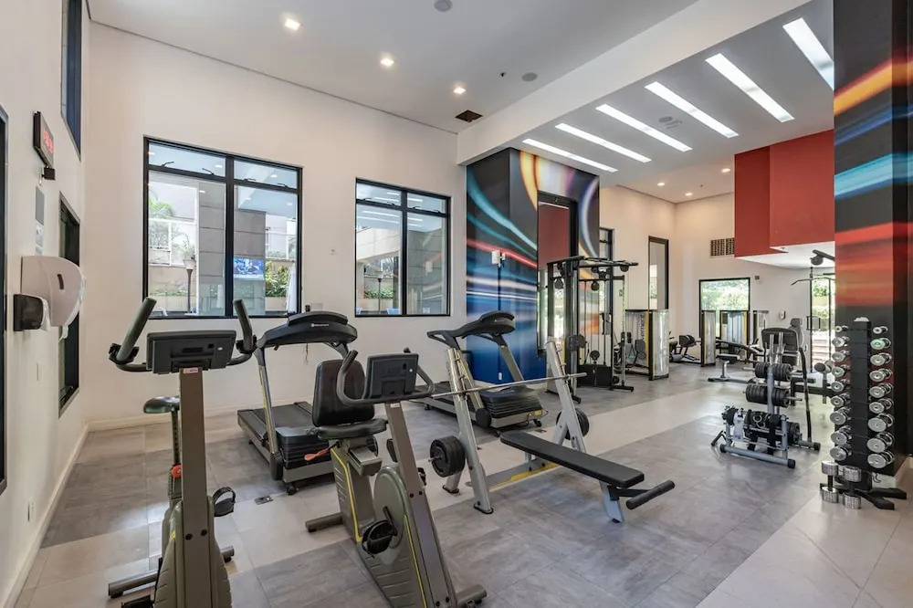 Studio com Academia e Sauna Perto do Aeroporto
