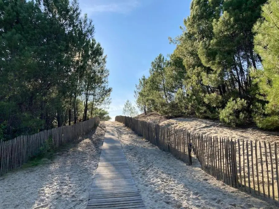 T2 dans quartier résidentiel sur le Bassin Arcachon avec location de vélos