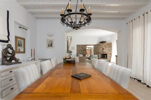 Villa BluEros - Private 8-Bedroom Estate with 100m Infinity Pool & Helipad, Syros