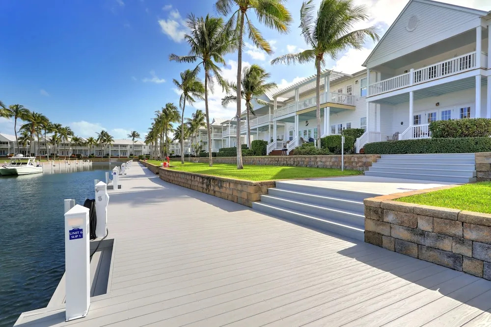 Waterfront luxury Villa 34 with sunset views and boat slip