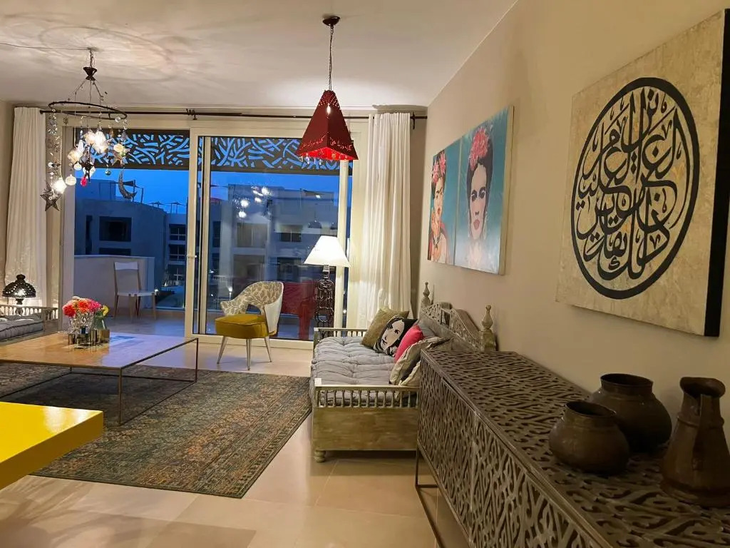 Lovely 1 bedroom at Mangrouvy Gouna & Beach access