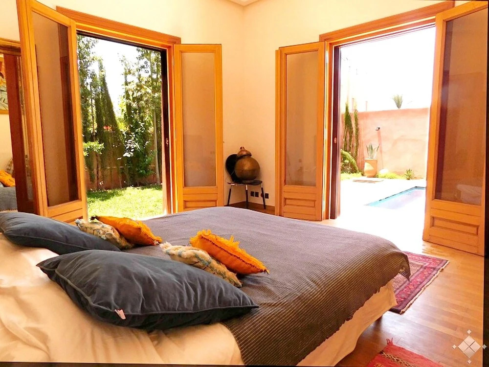 Villa with 4 Bedrooms in Marrakech, with Wonderful Mountain View, Private Pool, Enclosed Garden