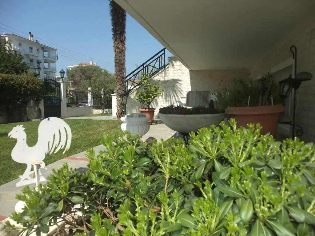 A majestic elegant house with a garden