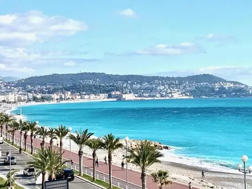 Aparthotel Riviera - Promenade Des Anglais - 1 Bedroom Ac Apartement - Amazing Sea View - Large Terr