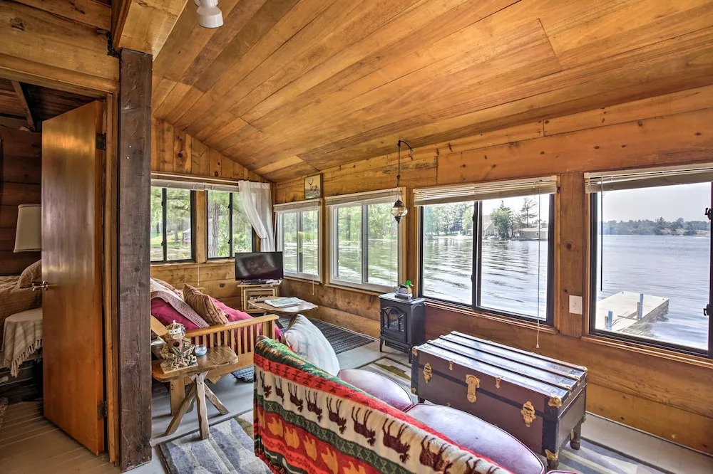 Private Island With Land Access 2 Bedroom Cabin by RedAwning