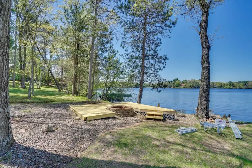 Spacious Lakefront New Auburn Home w/ Sunroom