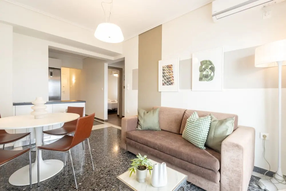 Beachfront 2-bedroom Stay in Voula