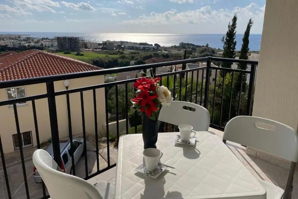 Eden Heights - Chlorakas Paphos - Sea View Luxury 2 Bed Apt By Yiota