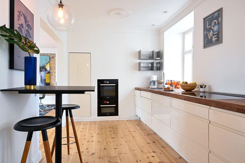 Fantastic Duplex Apartment with Modern Danish Design Furniture
