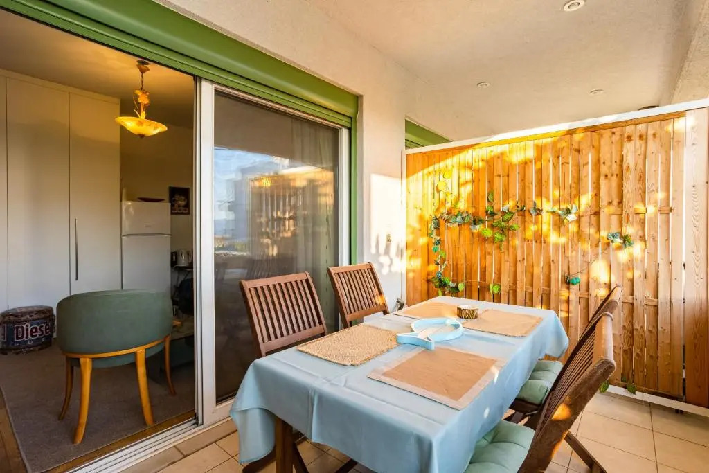 Studio Manolia on the beach