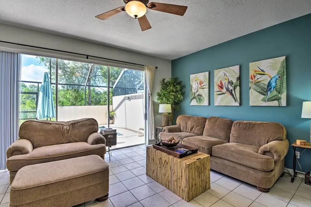 Private Pool Villa, 3mi to Disney with Game Room