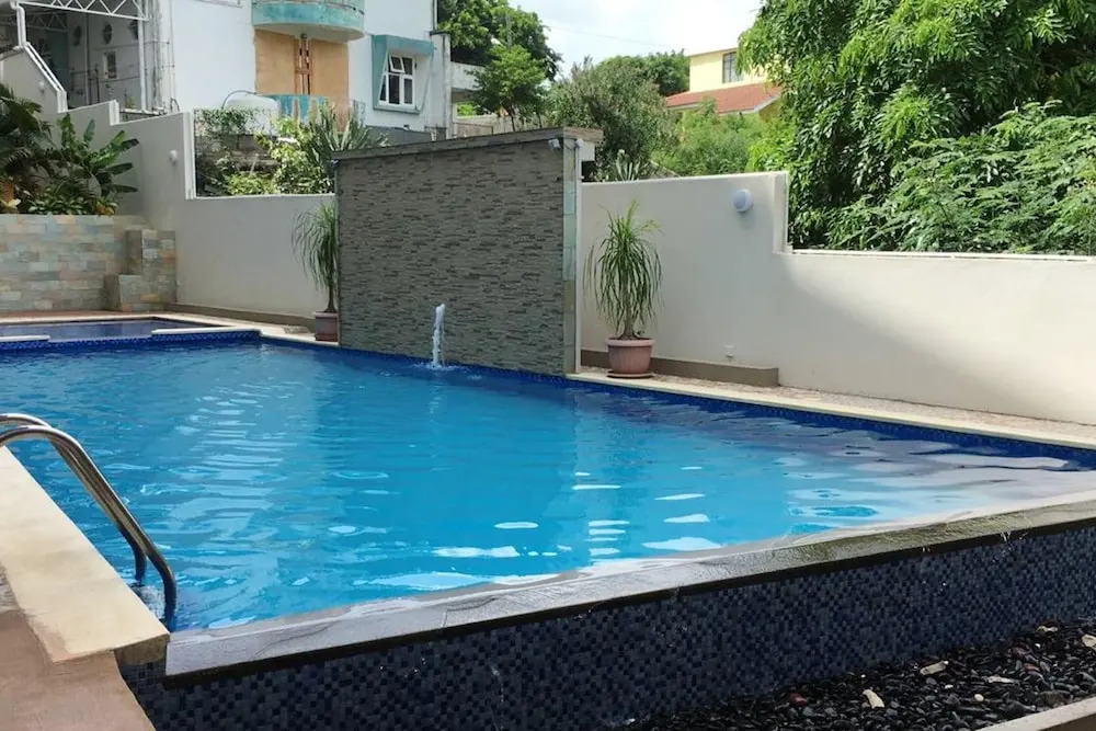 Apartment With 2 Bedrooms in Flic en Flac, With Wonderful sea View, Shared Pool, Enclosed Garden
